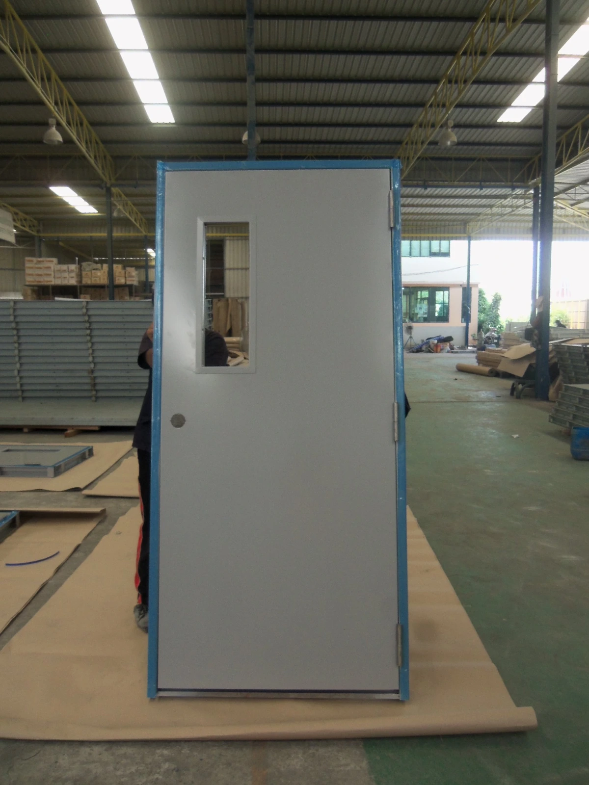 Illustrative steel door from our factory archive